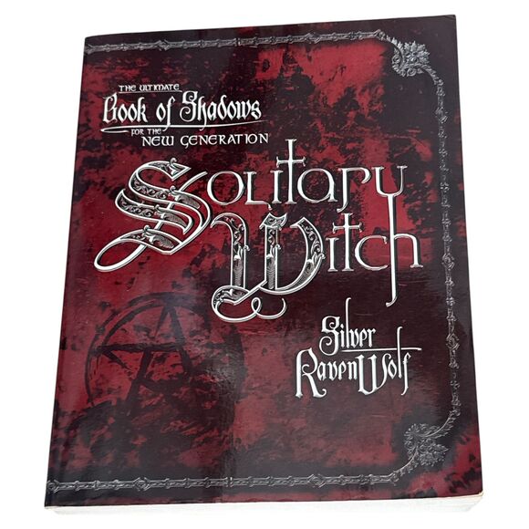 Solitary Witch Ultimate Book of Shadows Silver RavenWolf Wicca Pagan Magic - Picture 1 of 7
